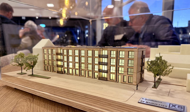 Maquette van De Remise gemaakt door XS Maquettes